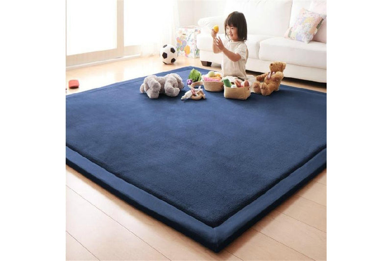 MonkeyMats: Memory Foam Soft-Touch Mat - Deep Blue (150cm x 200cm)