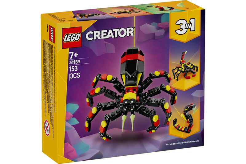 LEGO Creator: 3-In-1 Wild Animals Surprising Spider - (31159)