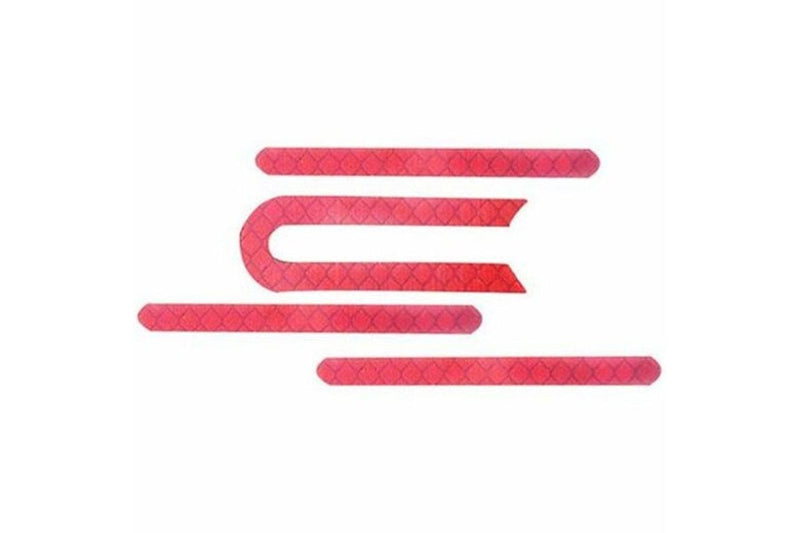 Protective Reflective Sticker For Xiaomi Mijia M365 Scooter 4Pcs Red - Standard