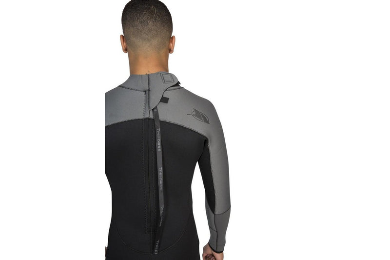 Trespass Diver Mens 5mm Full Length Neoprene Wetsuit (Black) (L)