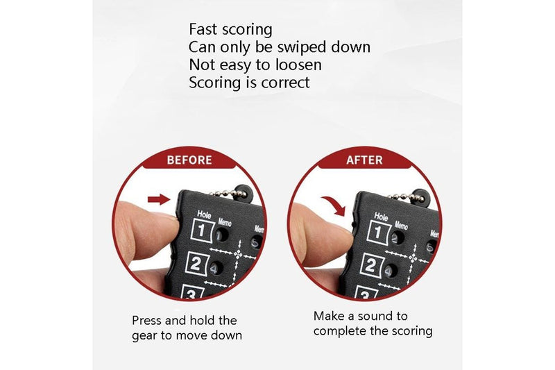 Golf Scoring Device 18 Hole Square Scoring Device