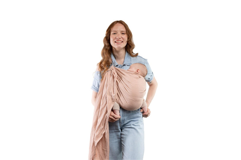 Boba: Linen Ring Sling - Peony