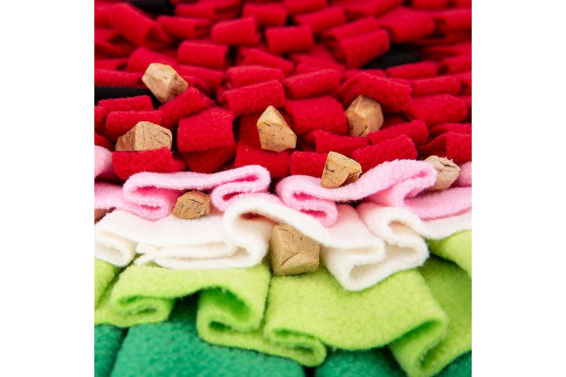 Big Watermelon Snuffle Mat Puppy Dog Slow Feeding Toy - One Size - Set Of 1