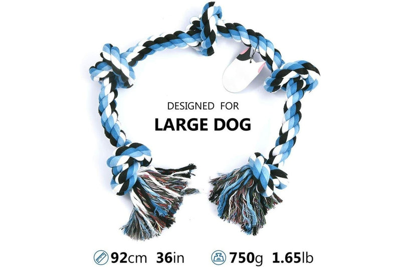 Teeth Cleaning Safe Indestructible Giant Rope Chew Toy For Medium Large Dogs