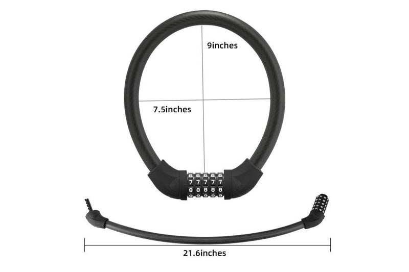 ROCKBROS 5 Digit Cable Lightweight Bicycle Lock