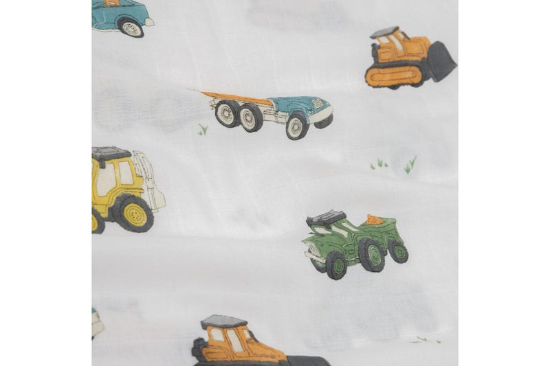 Little Unicorn: Pillowcase Set - Work Trucks (2 Pack)