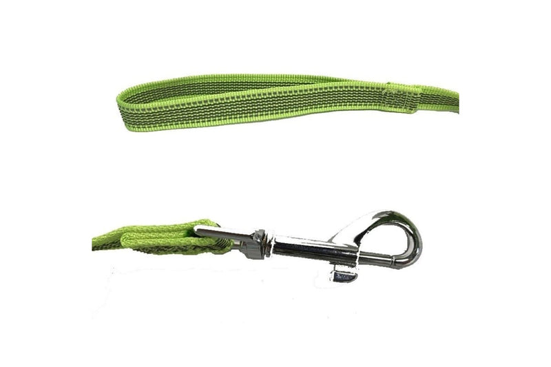 3m 5m 10m 15m Non-slip Rubber Reflective Leash - Green