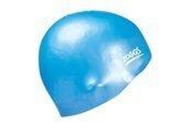 Zoggs Easy Fit Silicone Swim Cap Swimming Silicone Hat - Solid Assorted Colours