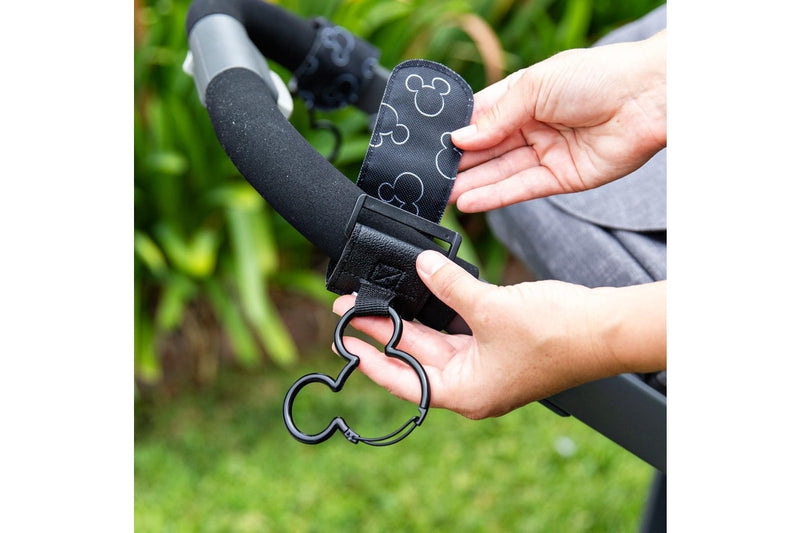 JL Childress: Disney Mickey Mouse Clip 'N Carry Stroller Hooks (2 Pack)