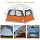 UNP Tents 6 Person Waterproof & Windproof ,Double Layer Family Camping Tent