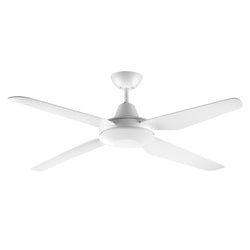 Arlec 130cm White 4 Blades Grid Connect Madrid ABS Smart Ceiling Fan