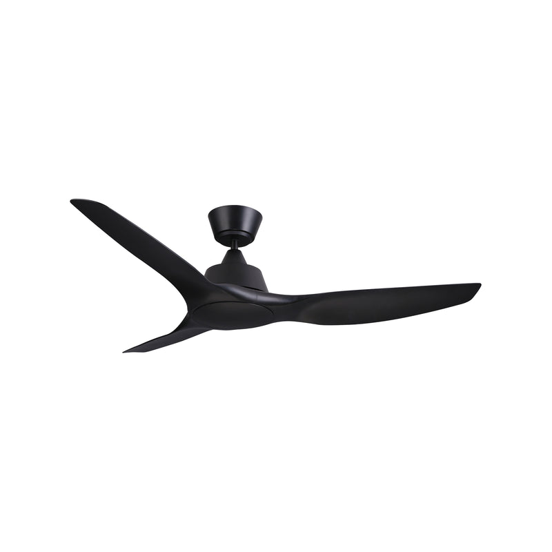 Arlec 130CM Matte Black Akva 3 Blade DC Ceiling Fan