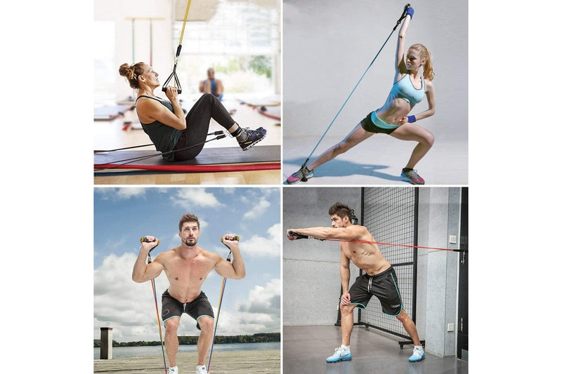 11pcs Exercise Resistance Bands