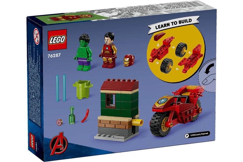 LEGO Marvel: Iron Man with Bike and The Hulk - (76287)