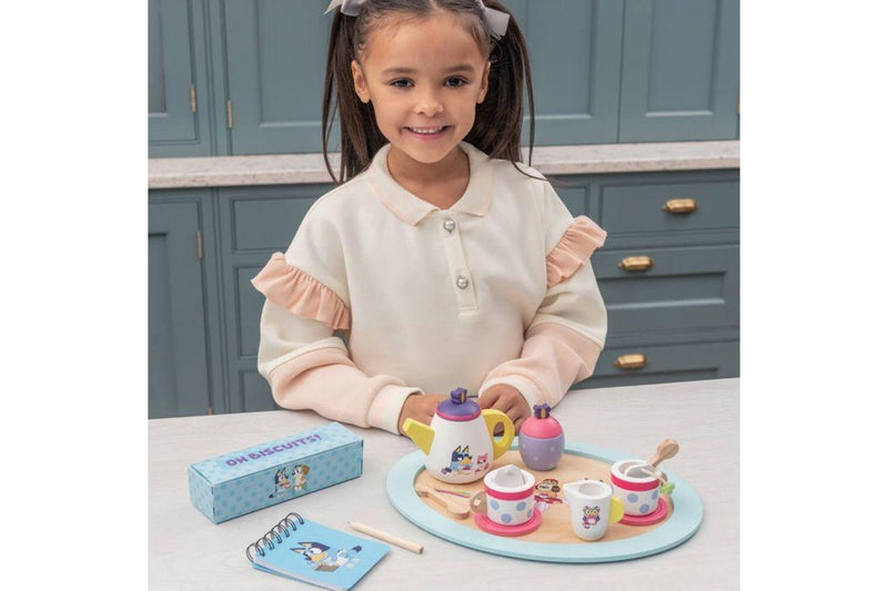 Bluey: Wooden Bluey Tea Party Set