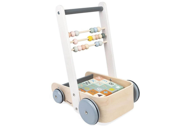 Janod: Buggy Cart with ABC Blocks