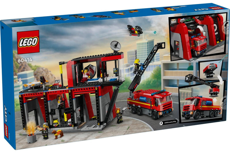 LEGO City: Fire Station with Fire Truck - (60414)