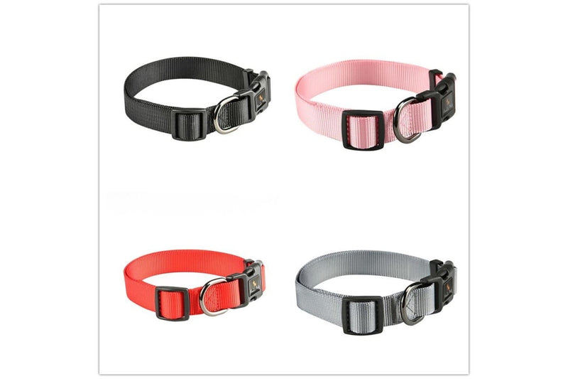 Sturdy Nylon Adjustable Durable Quick Safety Locked Bucklepet Collar For Small Medium And Big Dogs