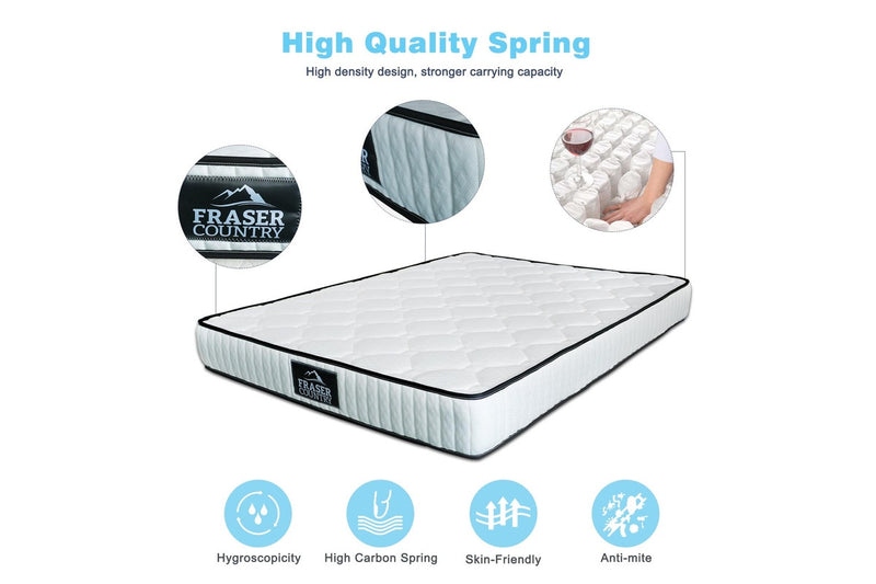 Fraser Country: Deluxe Pocket Spring Mattress - (NZ Super king) (AUS King)