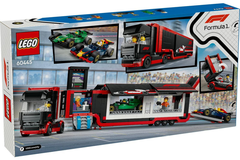 LEGO City: F1 Truck with RB20 & AMR24 F1 Cars - (60445)