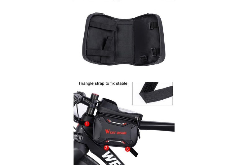 High Quality Waterproof Touch Front Frame Bicycle Bag