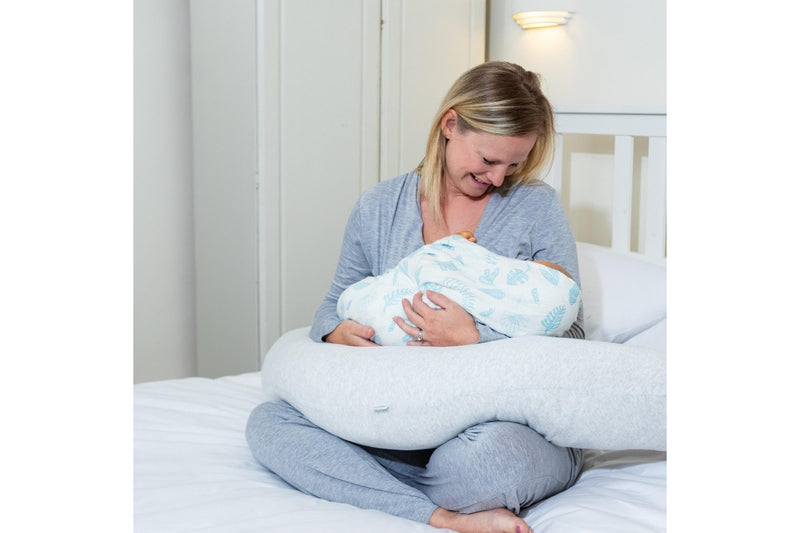 Purflo: Breathe Pregnancy Pillow - Minimal Grey