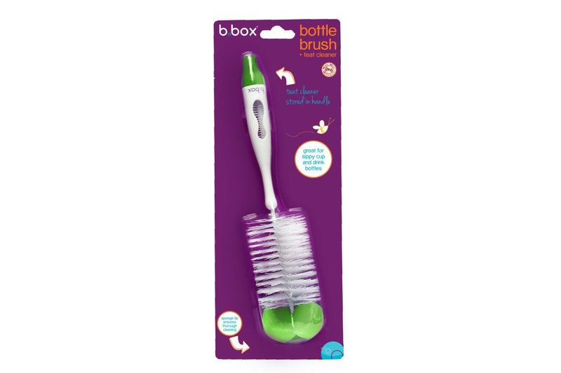 b.box: 2 in 1 Brush & Teat Cleaner - Lime Twist