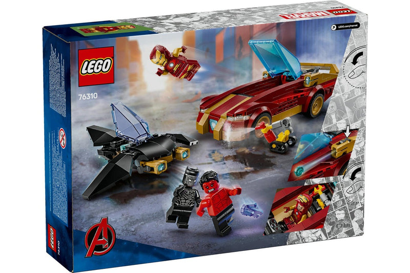 LEGO Marvel: Iron Man Car & Black Panther vs. Red Hulk - (76310)