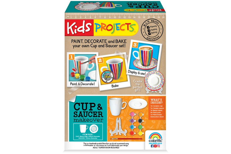 Kids Projects: Cup And Saucer Makeover