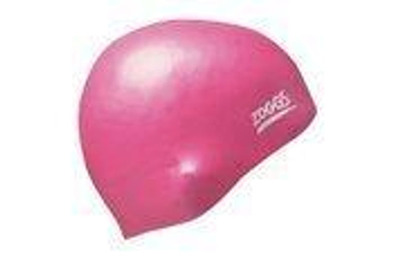Zoggs Easy Fit Silicone Swim Cap Swimming Silicone Hat - Solid Assorted Colours