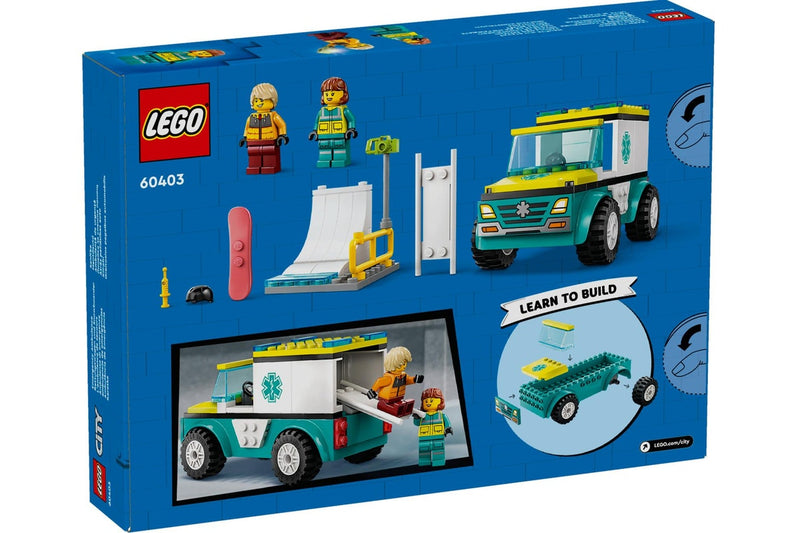 LEGO City: Emergency Ambulance & Snowboarder - (60403)