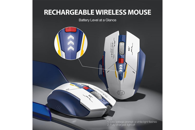 INPHIC F9 2.4G Wireless Silent Gaming Office Mouse - NZ Stock