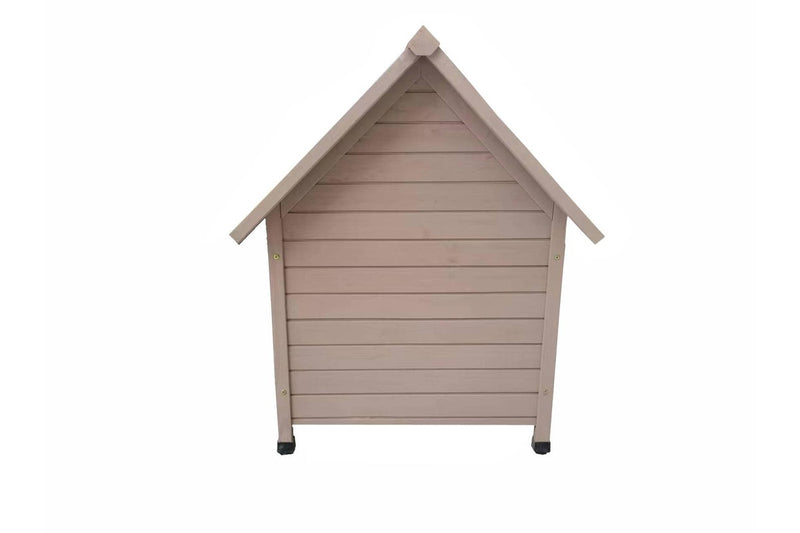 Solid Wood Outdoor Dog House Kennel - Large