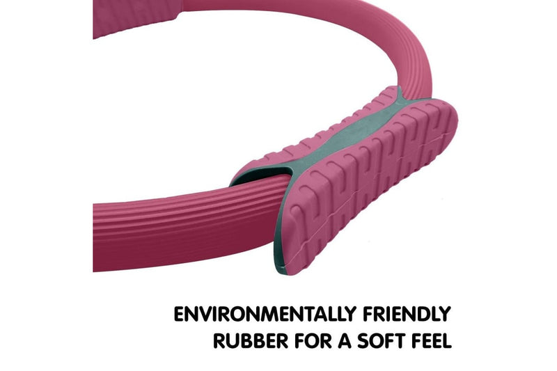 Powertrain Pilates Ring Band Yoga Home Workout Exercise Band- Pink