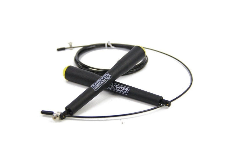 3M Speed Skipping Rope Double Ball Bearing Home Gym Fitness Jump With Spare Black - One Size