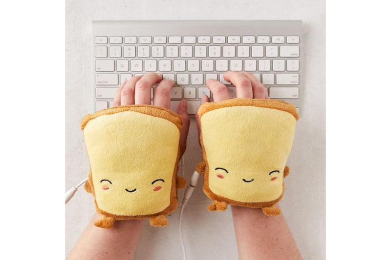 Toasty Bread Usb Glove Warmers - One Size - Set Of 1