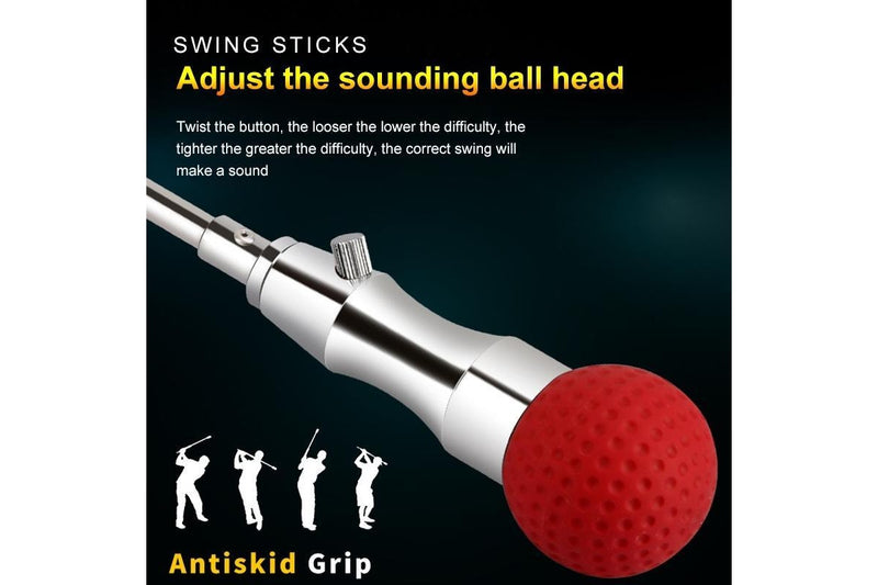 Golf Beginner Assisted Swing Practice Stick - Length 62Cm