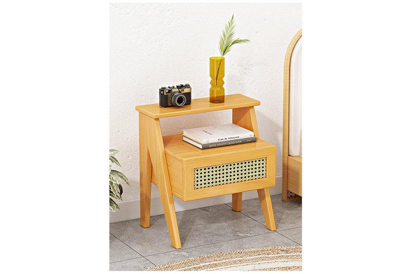 Bedside Table with Drawers Brand New