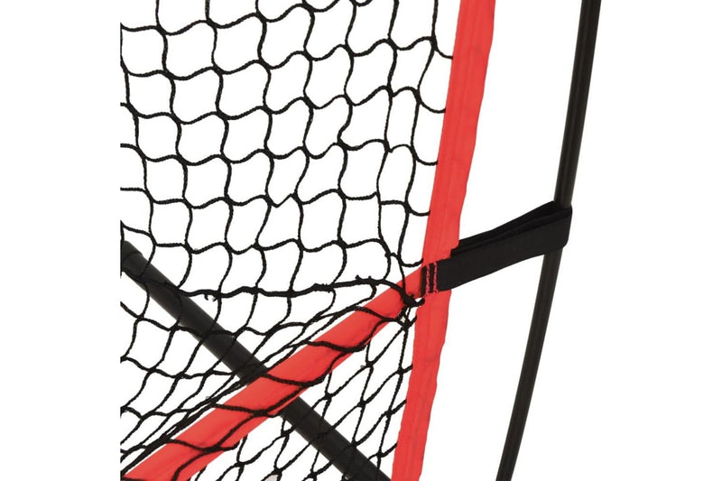 Portable Baseball Net Black And Red 215x107x216 Cm Polyester Ktial