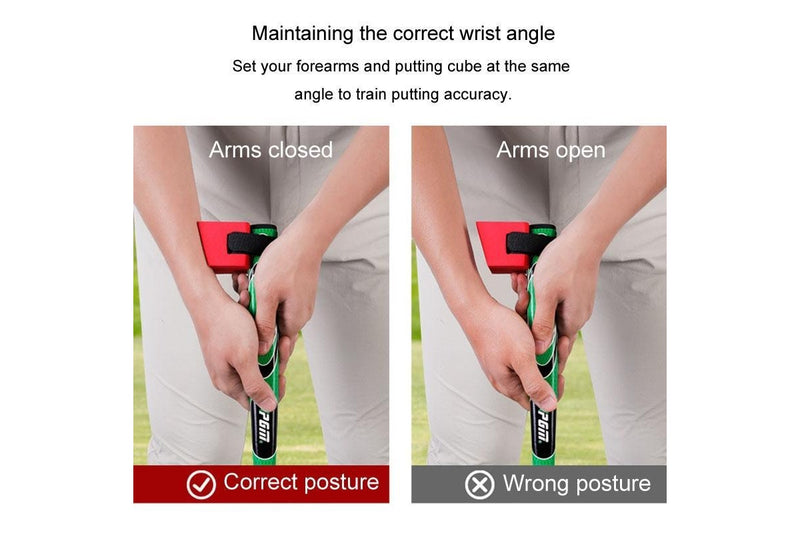 Jzq031 Putter Wrist Fixer Auxiliary Practice Set For Beginners Golf Posture Corrector