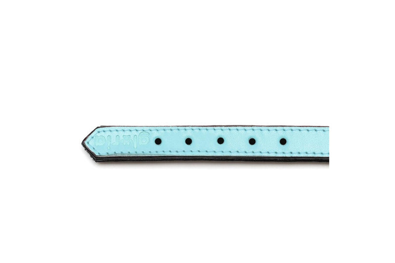 Dog Collar By Gloria 30 cm Padded Leather Blue