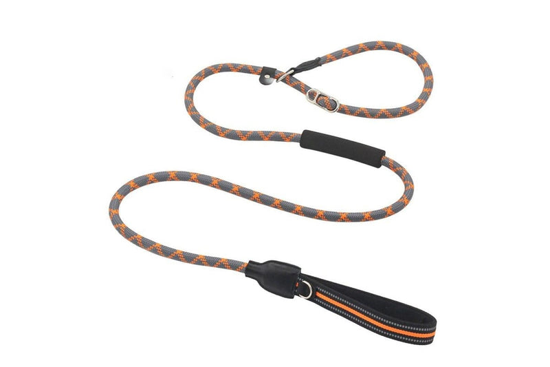 Reflective Leash With Comfortable Diving Cloth And Foam Double Handle