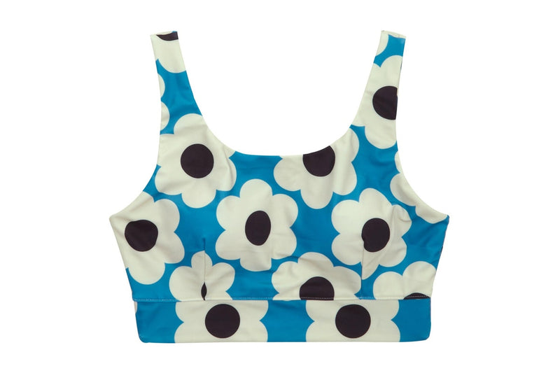 Regatta Womens/Ladies Orla Kiely Daisy & Tall Flowers Reversible Bikini Set (Blue/Navy) (14 UK)