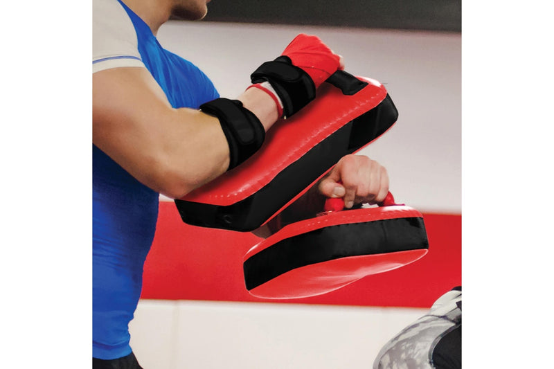 2 x Thai Boxing Punch Focus Pad Mitts Training Hit Strike Shield