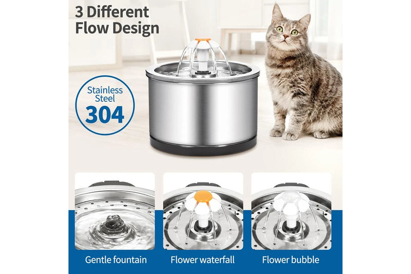 Pet Water Dispenser Stainless Steel Water Feeder