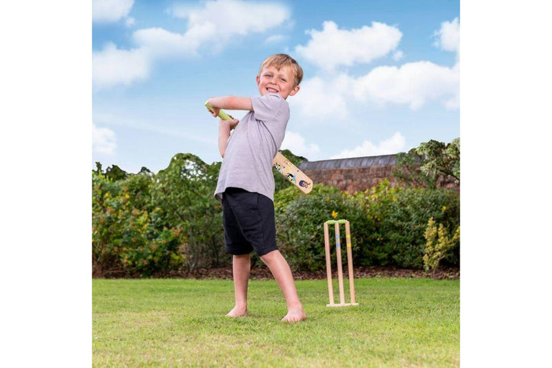 Bluey: Wooden Cricket Set