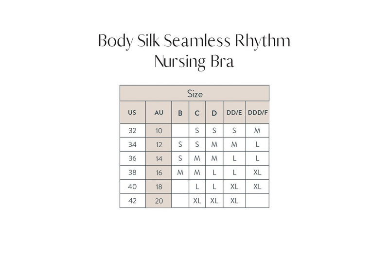 Bravado: Body Silk Seamless Rhythm Nursing Bra - White Grey Spacedye (Small)