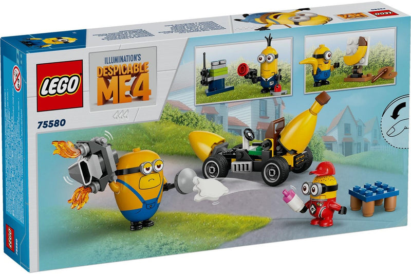 LEGO Despicable Me 4: Minions and Banana Car - (75580)