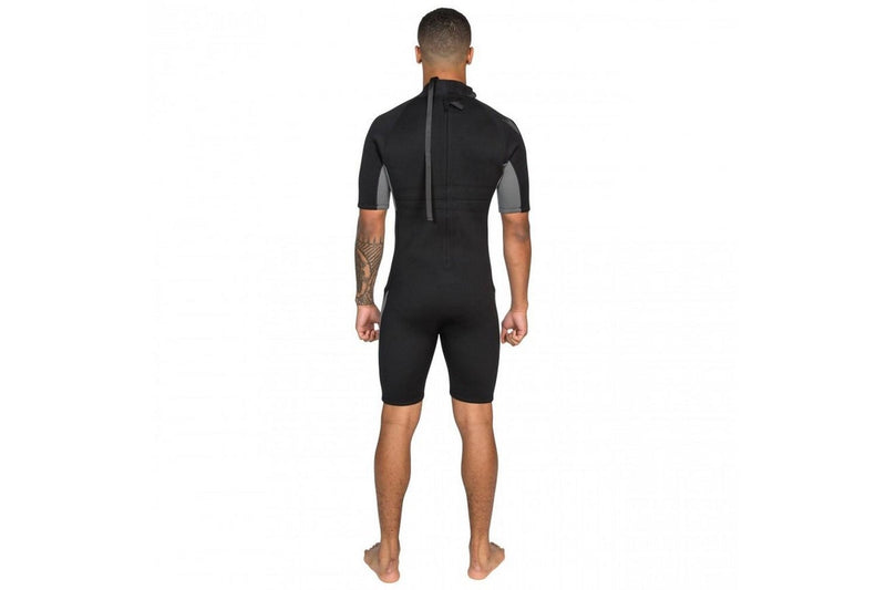 Trespass Scuba Mens Short Wetsuit (Black) (M)