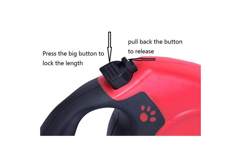 Pet Health Retractable Dog Leash 5Meter Walking Doggie Leashes For Small Medium Large Dogs - Standard